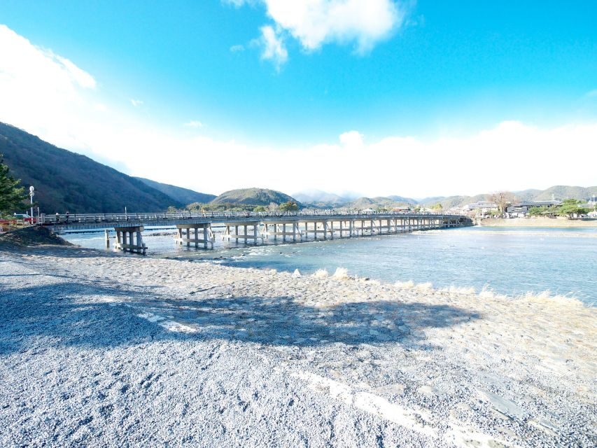 Arashiyama Bamboo, Temple, Monkeys, or Secret Sake Brewery - Option A: Kimono Forest, Togetsukyo Bridge, and Iwatayama views