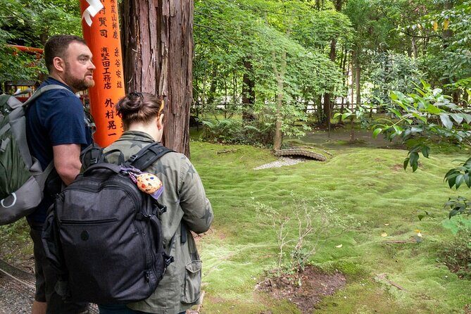 Arashiyama Hidden Gems: Walking Tour escaping crowds - Nonomiya Shrine: the black torii gate and the calm moss garden