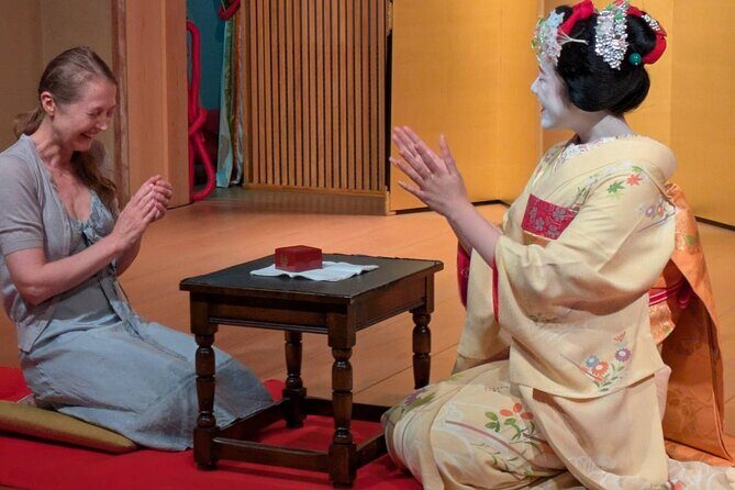 Authentic Maiko Experience＆Kyoto Dinner (Free drink) at Noh Stage - The full 2-hour flow: from 5:50 PM doors open to 8:00 PM end