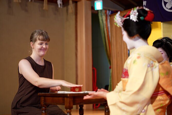 Authentic Maiko Experience＆Kyoto Dinner (Free drink) at Noh Stage - Location: Okazaki area convenience for a 6 PM start