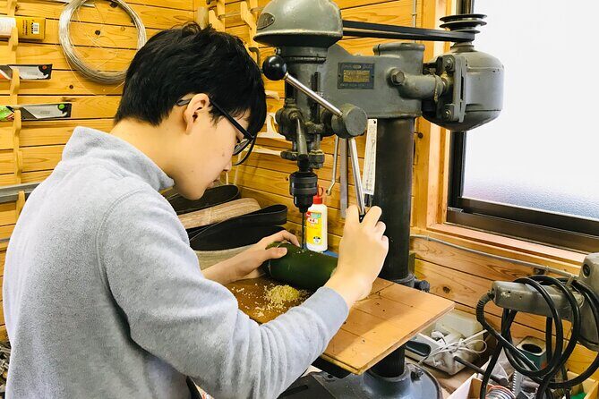 Bamboo LED Lantern Making Experience in Kyoto Arashiyama - Tools, Safety, and the Drill Press Moment