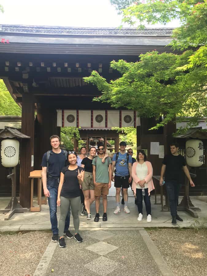 Cycle Kyoto's Hidden Gems & Gion Stroll - Imperial Palace area: big walls, wide calm, and a different scale