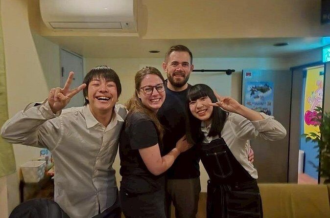 Experience of pairing sake tasting with snacks in Kyoto - Talking with the group: the social side you’ll notice
