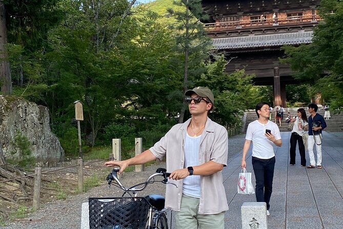 Explore Hidden Kyoto by E-Bike: Private, Scenic & Fun - Kamogawa stepping stones and Shimogamo Jinja’s forest calm