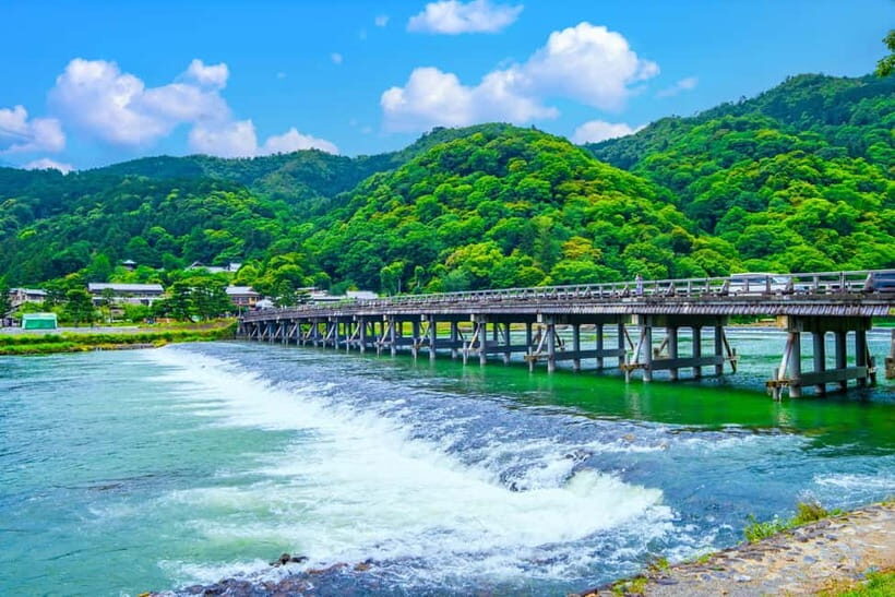 From Osaka: Sagano Train Ride and Kyoto Guided Day Tour - Riding the Sagano Romantic Train from Arashiyama to Kameoka