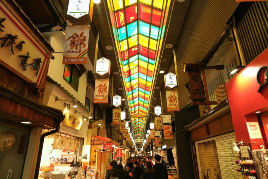 Golden Pavilion, Nijo Castle, & Nishiki Market Half day tour - Nishiki Market: pick lunch from Kyoto’s kitchen street