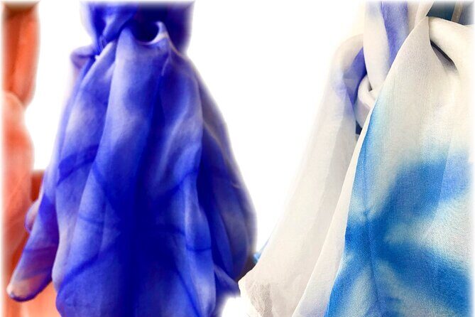 Hanakoushi cotton Scarf Class - What you take home: a real scarf plus the chance to shop