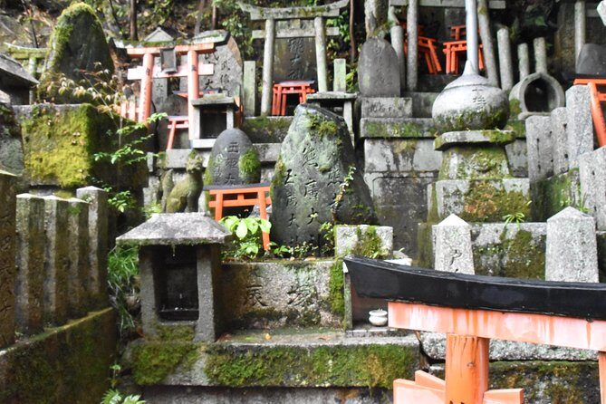 Inside of Fushimi Inari - exploring and lunch with locals - Bamboo and cedar paths, plus waterfall and a gate factory stop