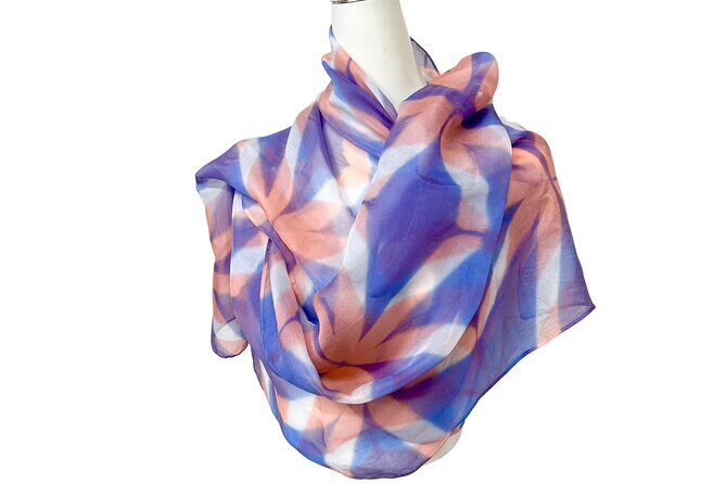 Itajime Shibori Scarf Class - Price and value: $43.60 for class + museum access + a real take-home