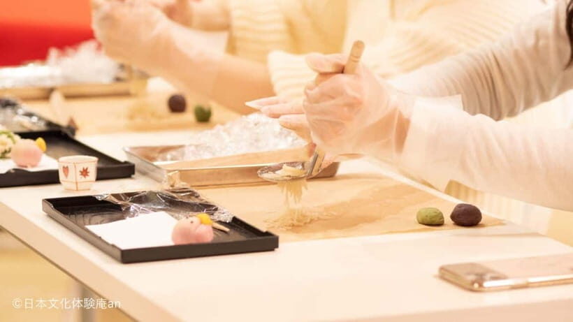 Japanese Traditional Sweets making with Tatedashi Matcha - The 65-minute flow: from intro sweets to your matcha finish
