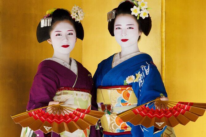 Kyomai Dance by Maiko Geiko and Visits of Gion Art Museum Kyoto - Watch Kyomai close-up: 15 minutes, 2 songs, and Inoue style
