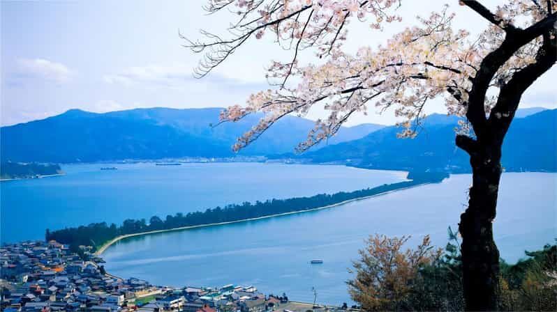 Kyoto: Amanohashidate Ine Funaya Tour - Heaven’s Bridge at Amanohashidate: pines, white sand, and sea views