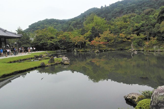 Kyoto Arashiyama & Golden Pavilion One-Day Walking Tour - Kameyama Park: viewpoints across the Arashiyama valley