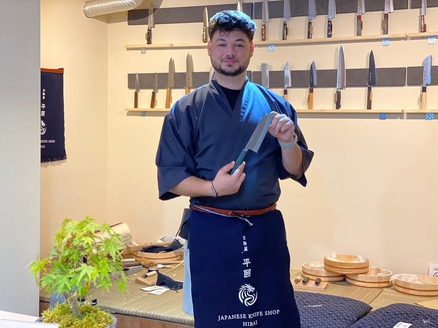 Kyoto: Beginner Knife Sharpening & Handle Fitting Workshop - Kyoto knife skills, taught at HIRAI (not in a lecture hall)