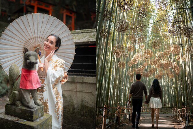 Kyoto Gion, Fushimi Inari, Arashiyama private Photoshoot - How the 1.5-hour shoot actually feels: calm direction, smart pace