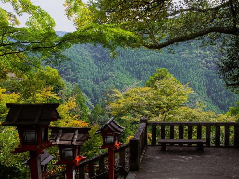 Kyoto: Hike and Hot Springs in Kurama - The mountaintop payoff: Kurama Temple views and legends