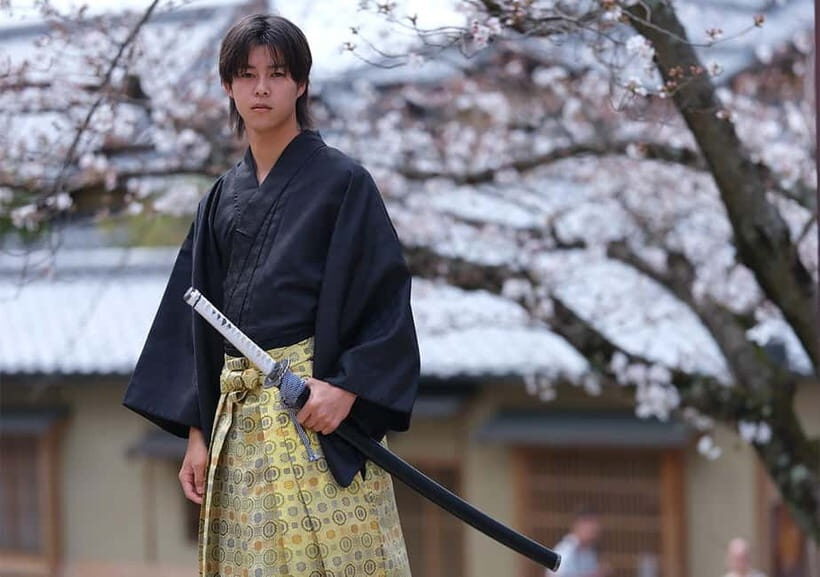 Kyoto Kimono Rental mimosa Samurai Plan｜Feel the History - Samurai-Style Sword Prop: Fun Photos With Respectful Common Sense