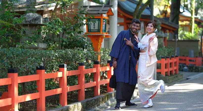 Kyoto Kimono Rental mimosa ｜Kimono/Yukata Rental Couple Plan - What’s included in the rental set (so you can travel light)