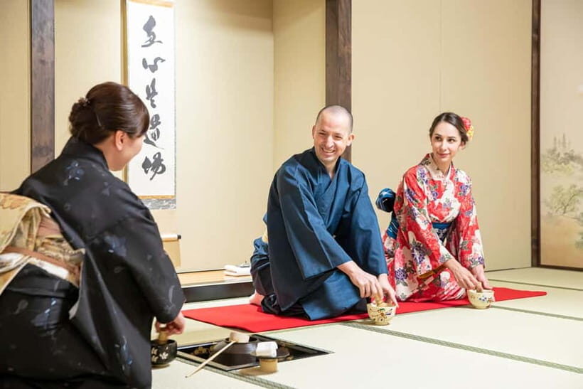 Kyoto: Kimono Tea Ceremony with Matcha and Sweet - The tea master lesson: etiquette, tools, and Zen values that connect