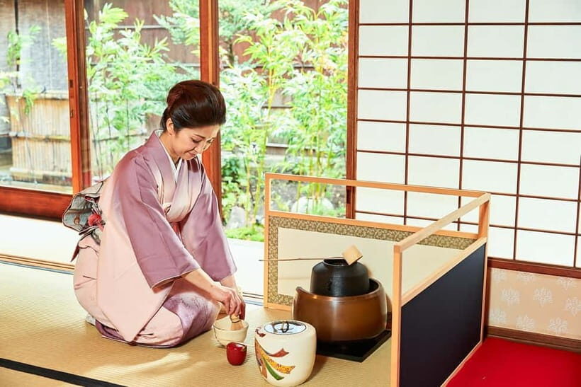 Kyoto: Kimono Tea Ceremony with Matcha and Sweet - Seating and chairs: tatami is traditional, not always friendly