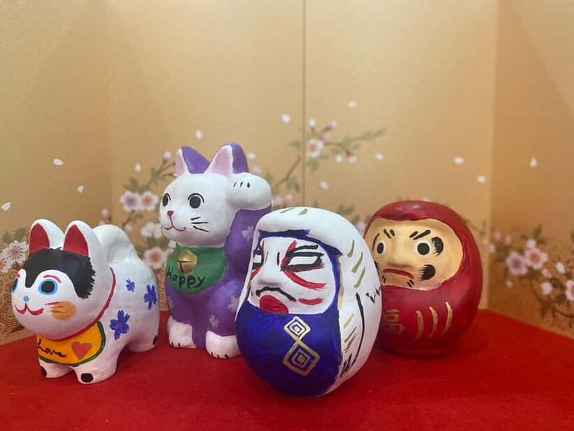 Kyoto: Make Your Own "Daruma" Craft & Painting Workshop - What You’ll Create: Daruma, Dogs, and Kitsune-Style Foxes
