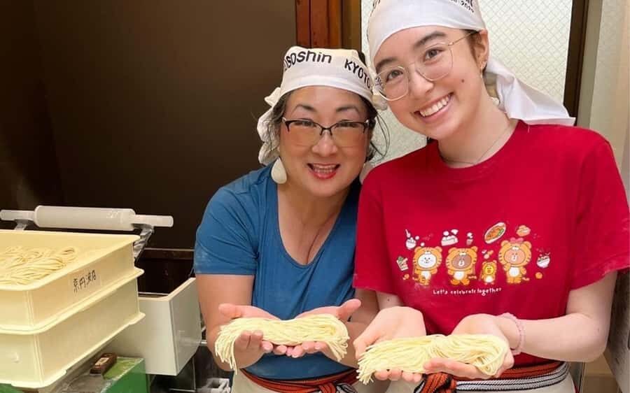 Kyoto Michelin Ramen Workshop or Painting Ramen Essentials - Dinner after the class: drink, ramen, and a tight connection to what you made
