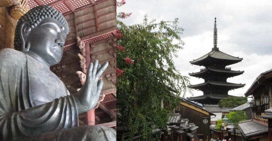 KYOTO-NARA: Giant Buddha Deer Pagoda "Geisya" (Italian, full day) - Todai-ji and Nara Park: giant Buddha, tame deer, and cookie moments
