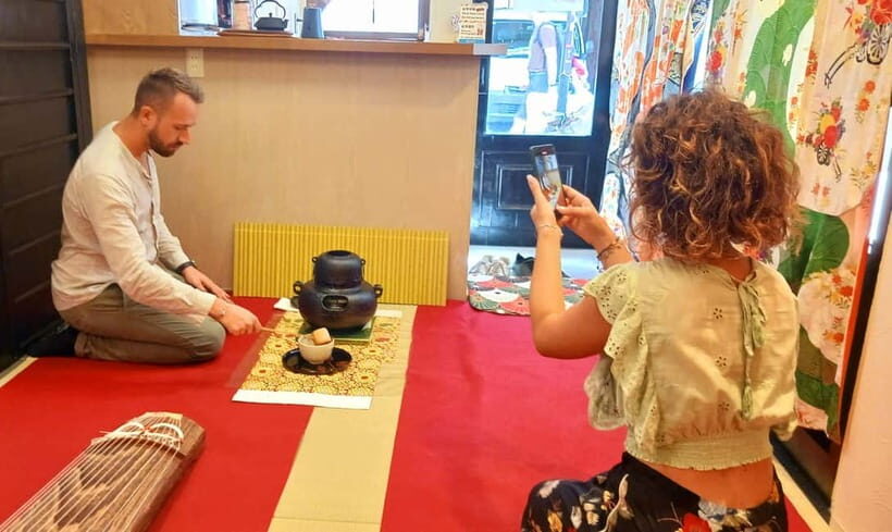 Kyoto: Nishiki Market Tea Ceremony with Koto Performance - Kimono photo time and optional koto add-ons