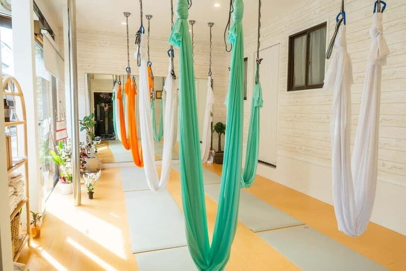 Kyoto: Private Aerial Yoga Class - Key things you’ll notice right away