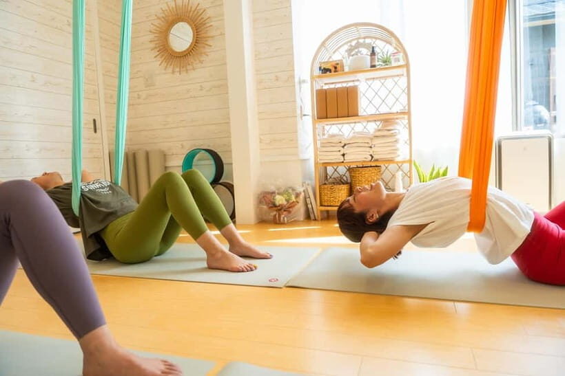 Kyoto: Private Aerial Yoga Class - What happens during a private, English-led session