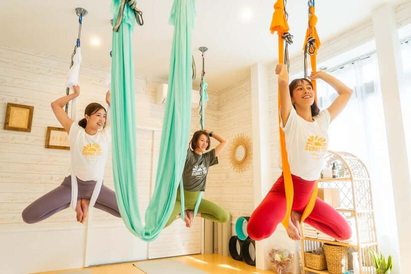 Kyoto: Private Aerial Yoga Class - The 1-hour format: how to prepare and what to wear