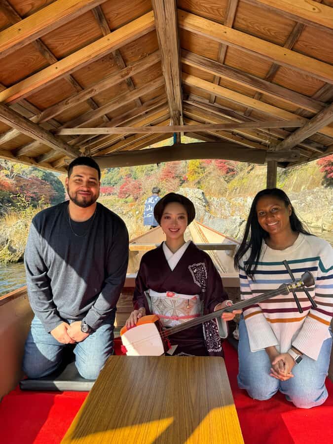 Kyoto: Private Boat Cruise with Shamisen and Games - Price and value: why $133 can make sense here