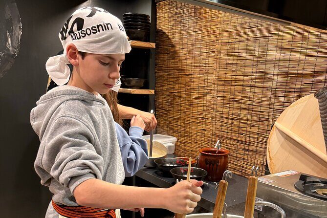 Kyoto Ramen Bowl Painting and Michelin Cooking Class - Hands-on ramen with Musoshin and Chef Shin