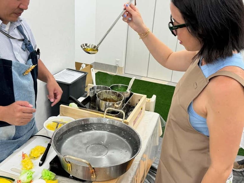 Kyoto: Replica food making experience - Getting the optional lettuce replica right (if you choose the add-on)