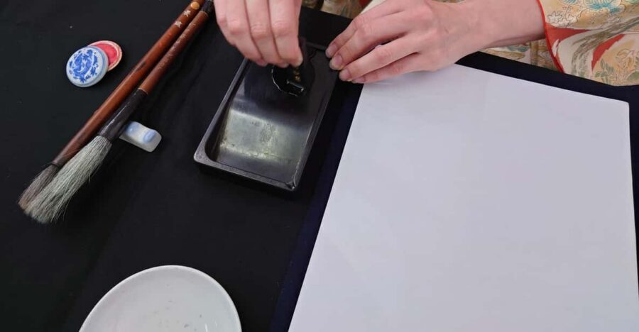 Kyoto: Sumi Ink and Brush Calligraphy Experience - Key highlights you will actually use