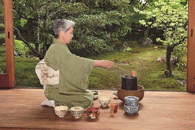KYOTO Tea Ceremony with kimono near by Imamiya Jinjya Shrine - A Kyoto Tea Ceremony Set by Daitoku-ji and Imamiya Jinjya