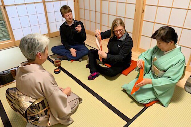 KYOTO Tea Ceremony with kimono near by Imamiya Jinjya Shrine - Brewing Your Own Cup of Japanese Tea