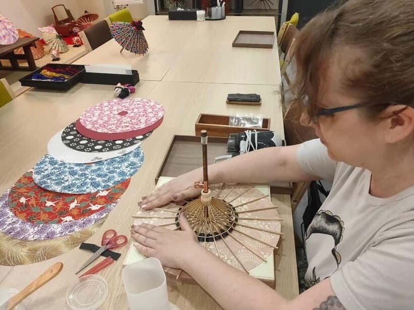 Kyoto: Traditional Mini Umbrella Making Workshop - Walking into the wagasa workshop: what the space tells you