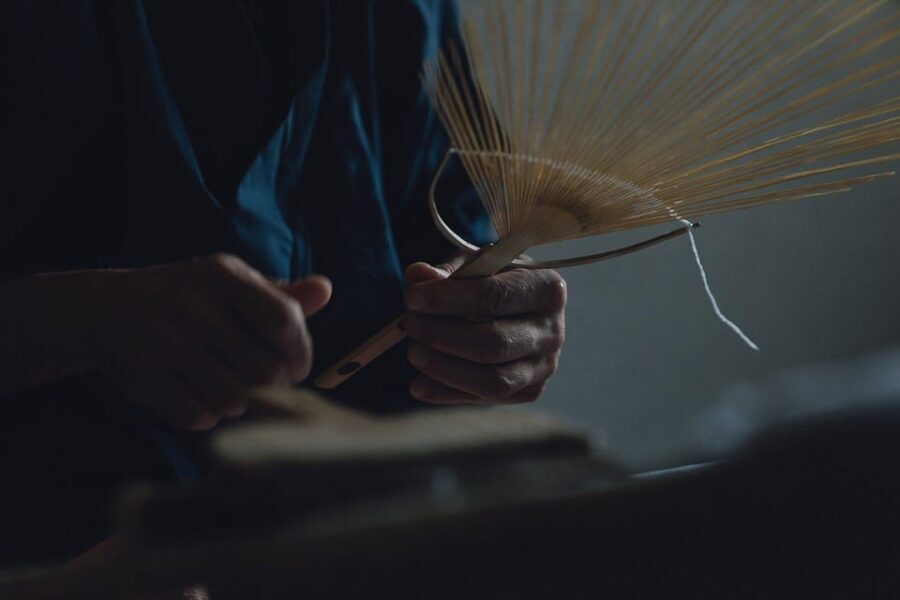Kyoto:Explore & Create Your Own traditional KYOMARU UCHIWA - Reception and the uchiwa explanation: setting context fast