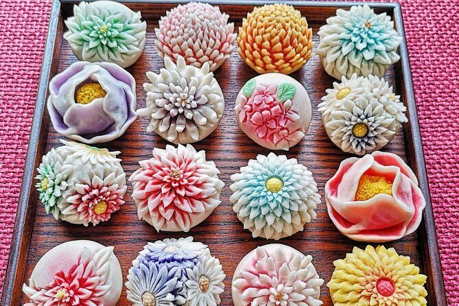 Nerikiri and Matcha Making Class in Kyoto - From Nerikiri dough to five finished designs: the hands-on flow