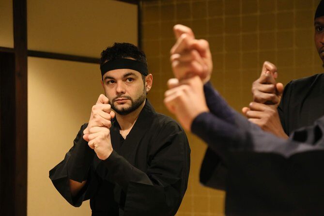 Ninja 2-hour Hands-on Lesson by Japanese master in Kyoto -Medium - Sword training, kunai, and the toolkit of classic ninja weapons