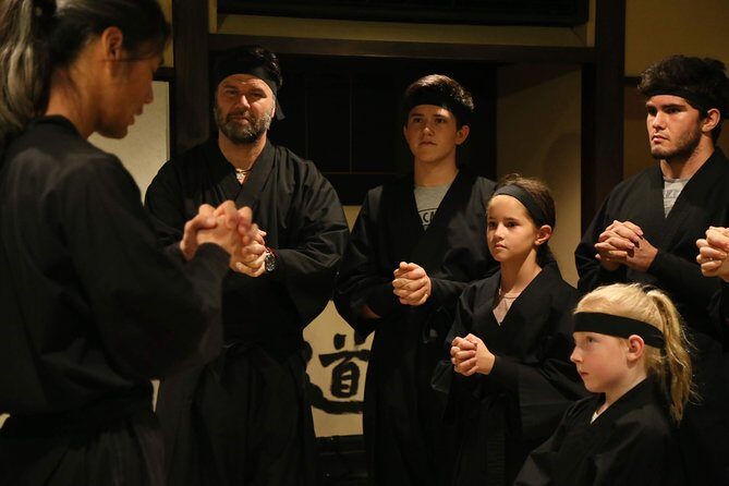 Ninja 2-hour Hands-on Lesson by Japanese master in Kyoto -Medium - Shuriken throwing and rope work: the parts that click fastest