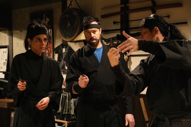 Ninja 2-hour Hands-on Lesson by Japanese master in Kyoto -Medium - Blowgun darts: a satisfying end to the skills run