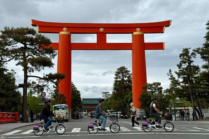 No. 1 E-Bike Tour for Up to 5 Guests in Kyoto with a Local! - Heian Shrine and the Big Red Torii Gate Moment