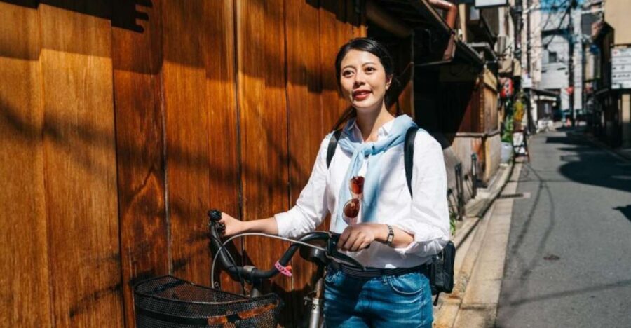 Pedal through Kyoto's Past: A Private Biking Odyssey - Cycling to Kinkaku-ji: Seeing the Golden Eaves Up Close