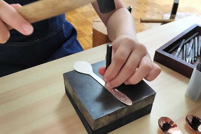Pure Silver Spoon Making Workshop in Kyoto - The 2.5-hour process: from silver sheet to your shaped spoon