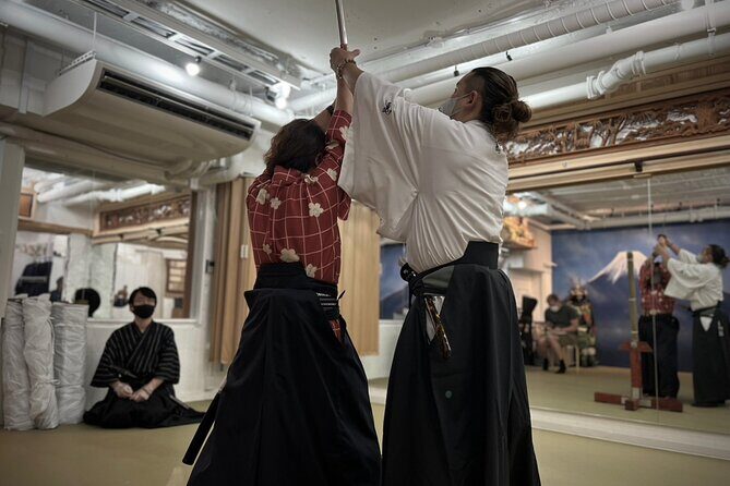 Samurai Training with Modern day Musashi in Kyoto - The one real limitation to know: mat cutting is currently out