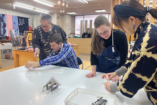 Sekka Cotton Furoshiki Class - Learning Shibori While Your Fabric Dries