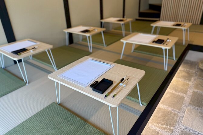 【OKADA】Kyoto Japanese calligraphy experience (shodo) - Your Take-Home Shikishi Board: Make One Piece That Feels Real